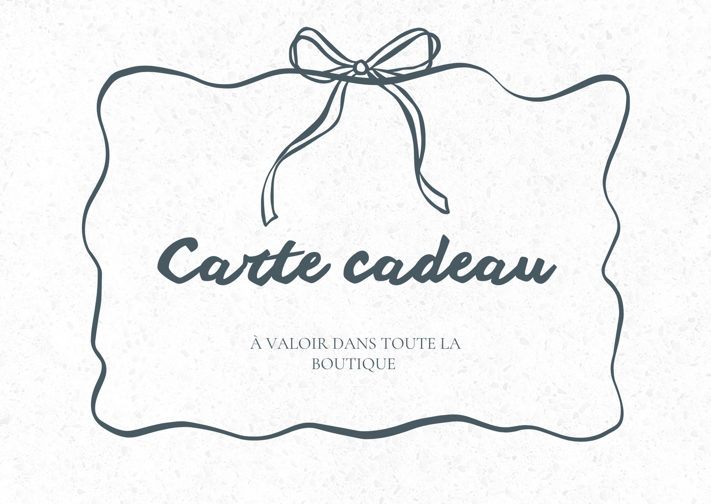 Carte cadeau