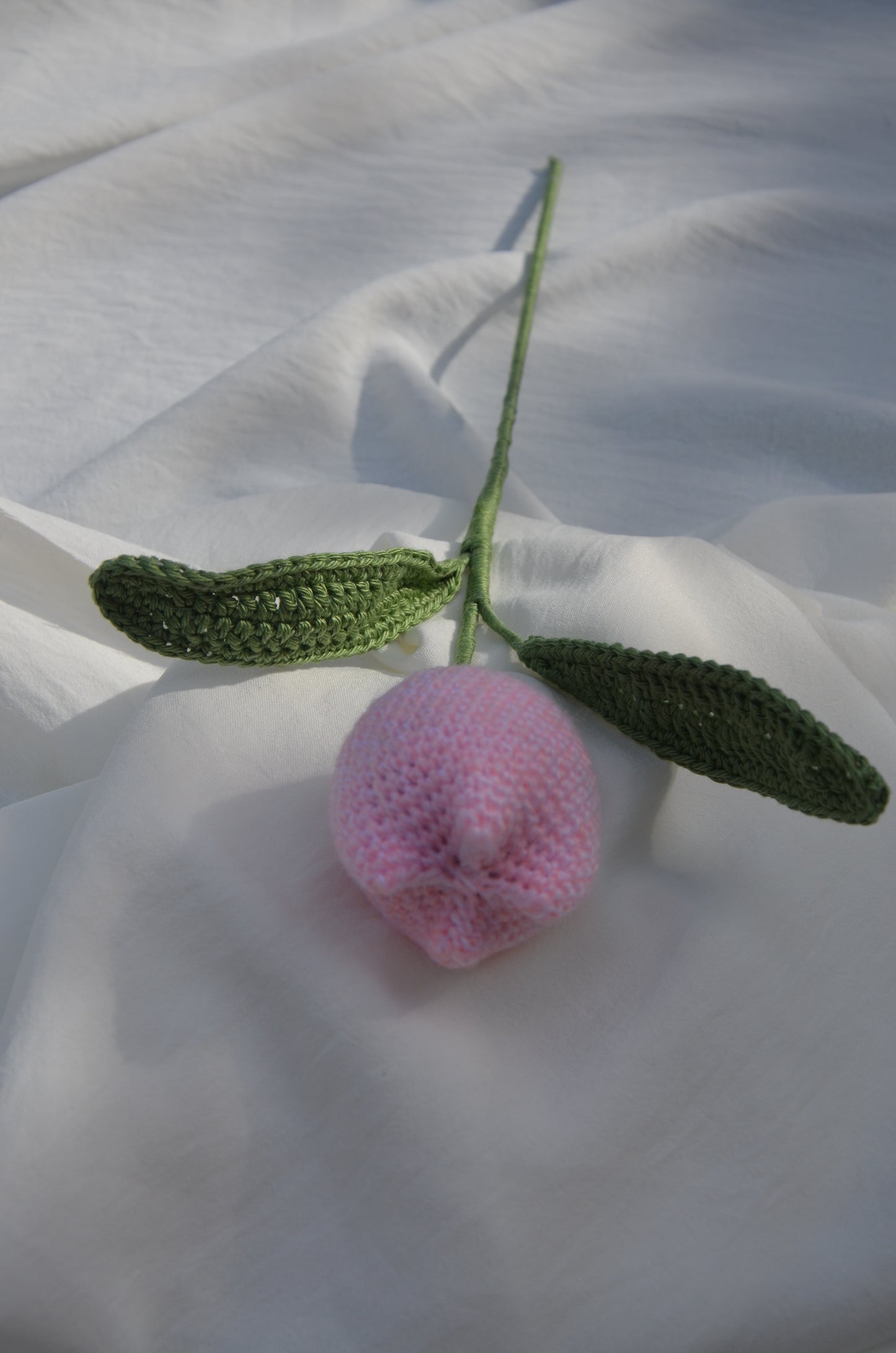 Votre fleur de Saint-Valentin au Crochet